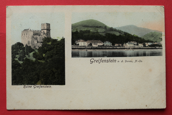 Postcard PC Greifenstein a d Donau / 1921